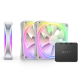 NZXT F120 RGB DUO 120mm RGB fan Triple - White